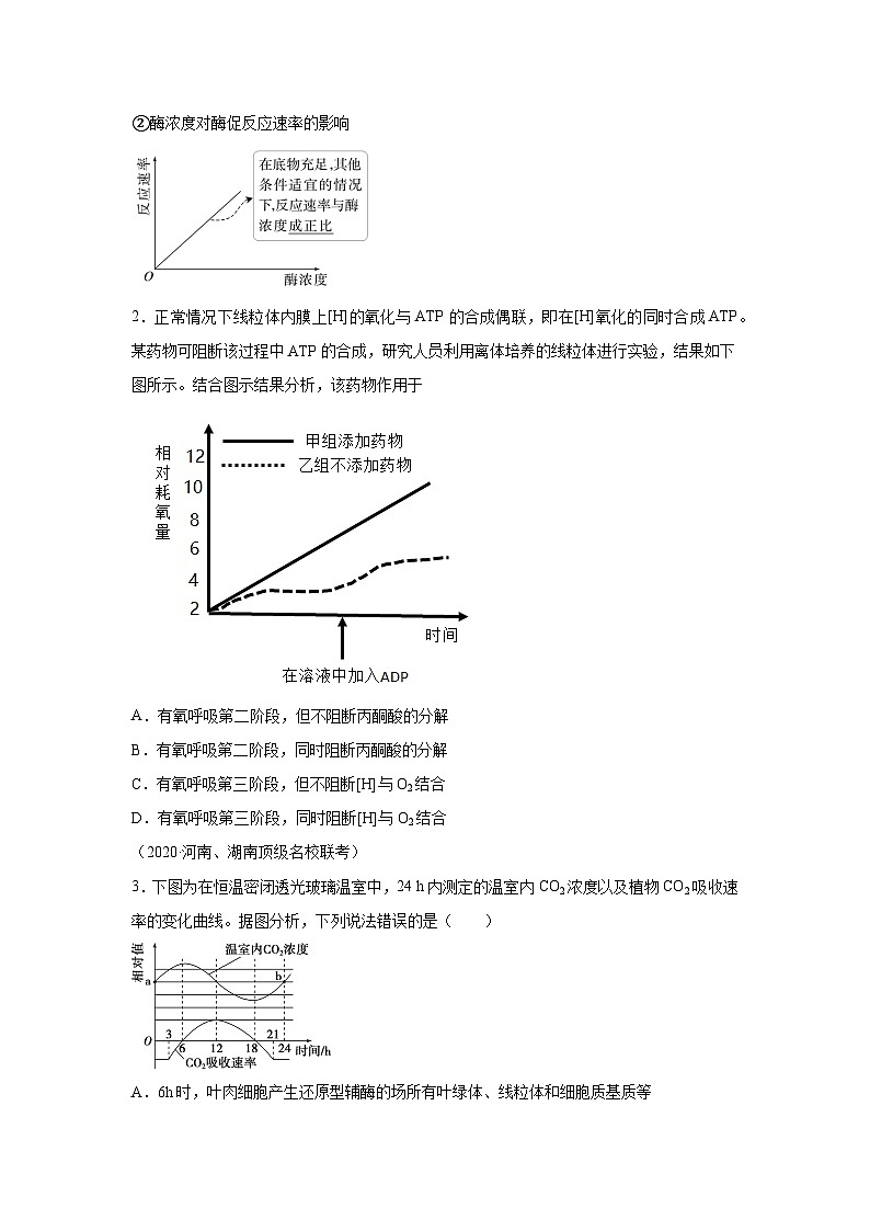 高考生物第一轮复习知识点挖空专项练习 专题1情景题（原卷版+答案解析）第3页