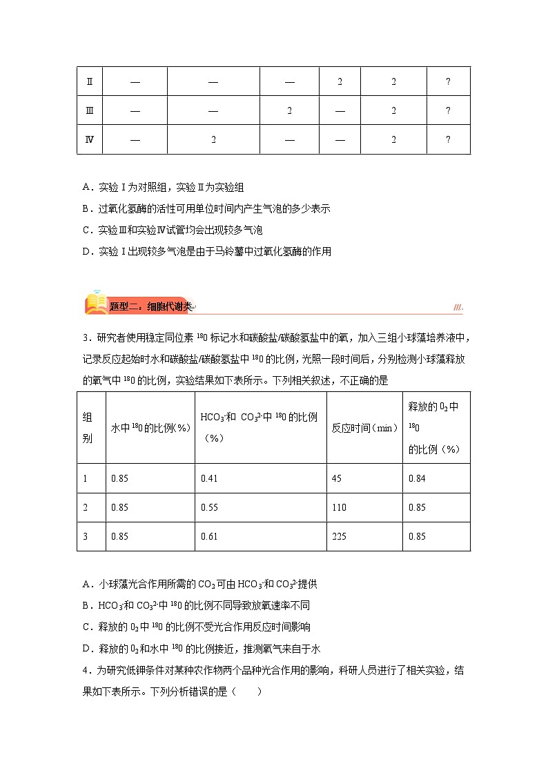 高考生物第一轮复习知识点挖空专项练习 专题3不定项选择（原卷版+答案解析）02