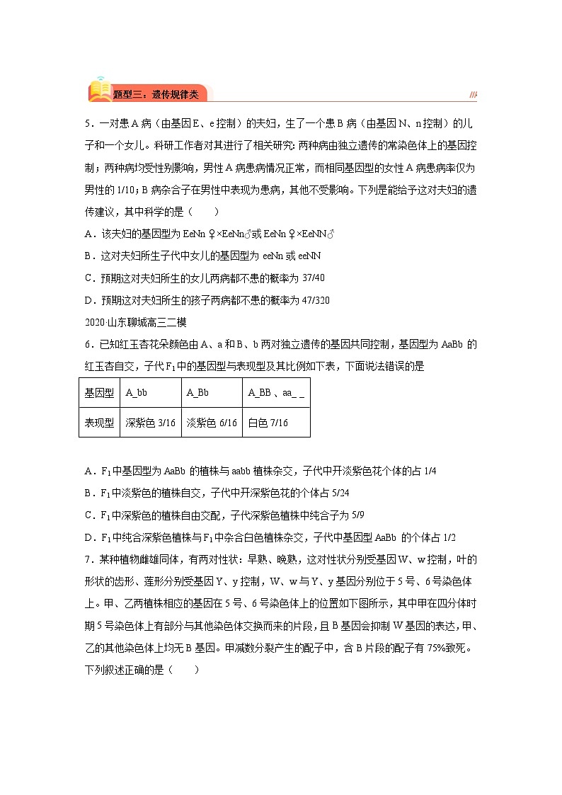 高考生物第一轮复习知识点挖空专项练习 专题6实验探究题（原卷版+答案解析）03
