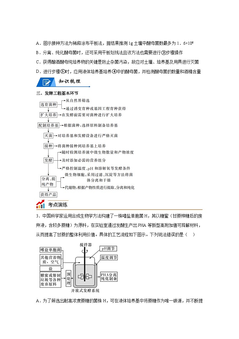 高考生物第一轮复习知识点挖空专项练习 专题16发酵工程-回归课本-23版高考生物复习（原卷版+答案解析）第2页