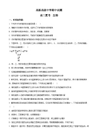 精品解析：山东省滨州高新高级中学2022-2023学年高二上学期期中生物试题（原卷版+答案解析）