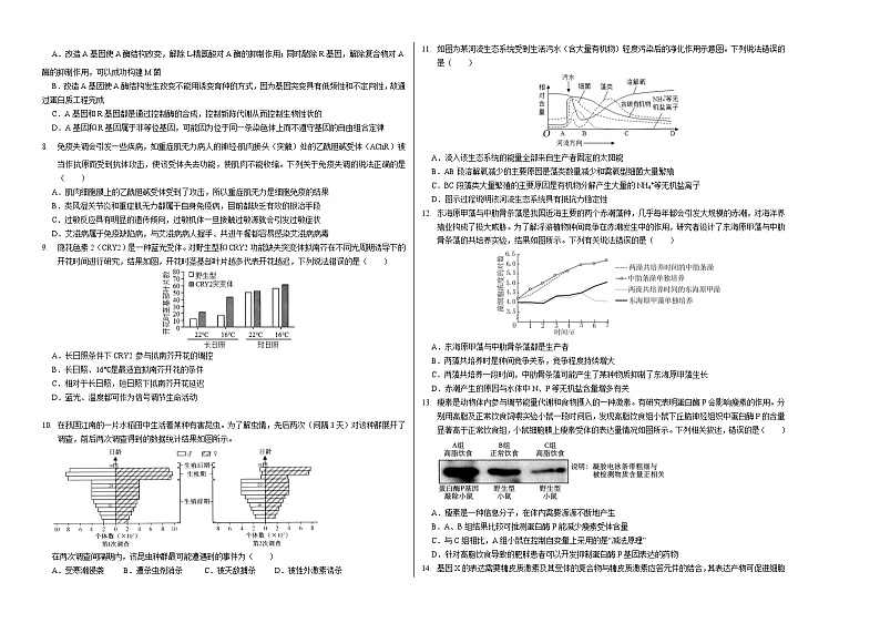 生物（福建卷）（考试版A3）第2页