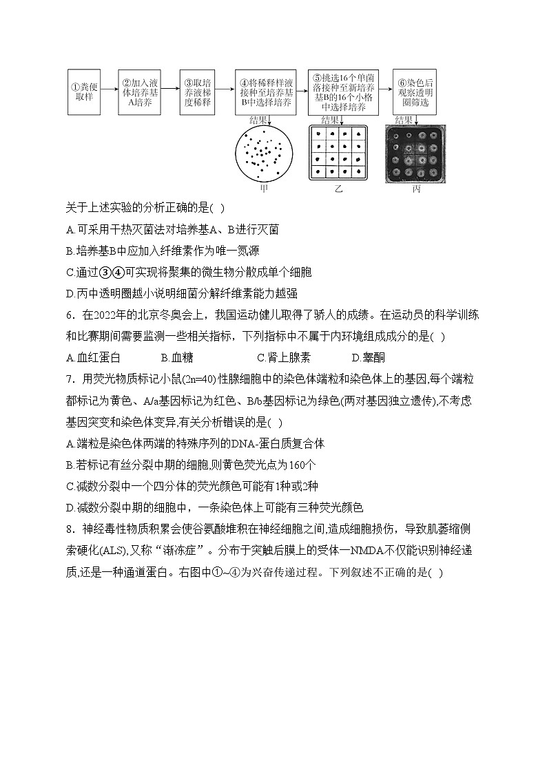 湖南省长沙市长郡中学2024届高三下学期寒假作业检测(含答案)03