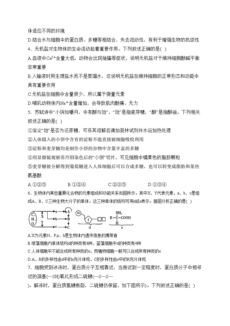 河南省光山县第二高级中学2022-2023学年高二下学期7月期末考试生物试卷(含答案)第2页