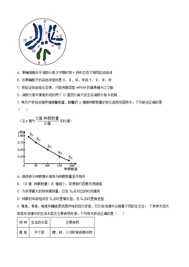 2024蚌埠高三下学期第三次教学质量检查考试生物试题含解析02