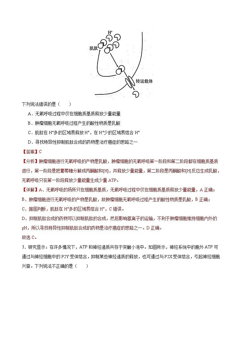 2024年九省新高考第二次模拟考试卷：生物（贵州、甘肃专用）（全解全析）02