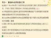 备战2025届新高考生物一轮总复习第10单元生物技术与工程课时规范练52基因工程的基本工具与操作程序课件