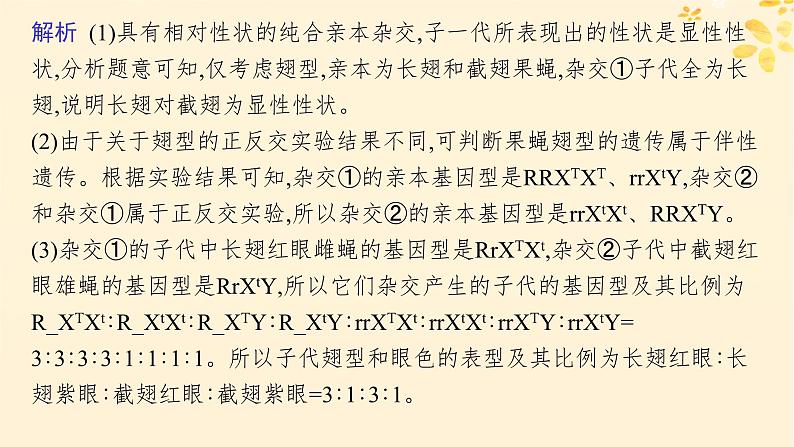 备战2025届新高考生物一轮总复习第5单元孟德尔遗传定律与伴性遗传专题精研课7探究基因在染色体上的位置课件05