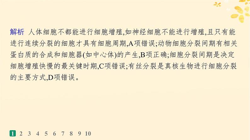 备战2025届新高考生物一轮总复习第4单元细胞的生命历程课时规范练16细胞的增殖课件04