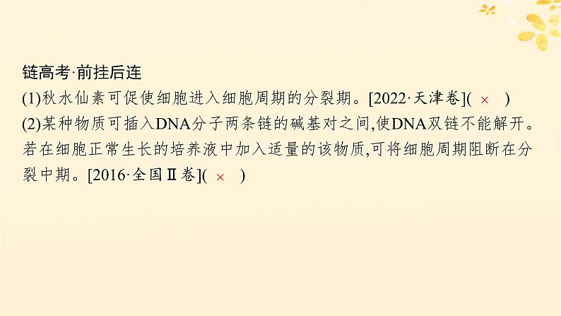 备战2025届新高考生物一轮总复习第4单元细胞的生命历程第16讲细胞的增殖课件07