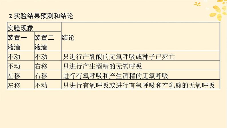 备战2025届新高考生物一轮总复习第3单元细胞的代谢专题精研课2细胞呼吸的方式和呼吸速率的测定课件第3页