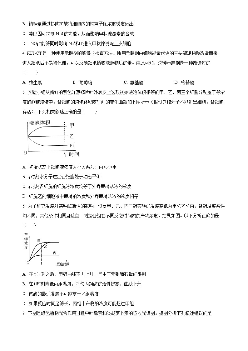 湖南省长沙市2023-2024学年高一下学期入学暨寒假作业检测联考生物试卷（Word版含解析）第2页