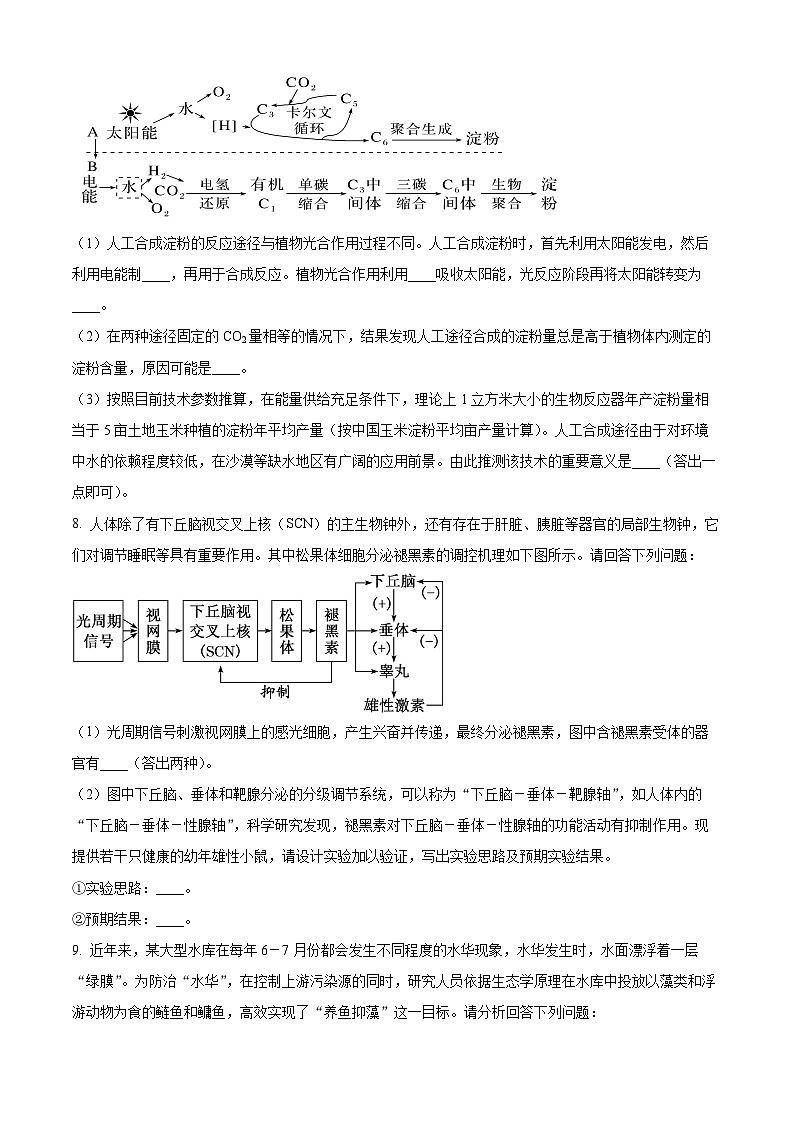 四川省南充高级中学2024届高三下学期二模生物试题（Word版附解析）03