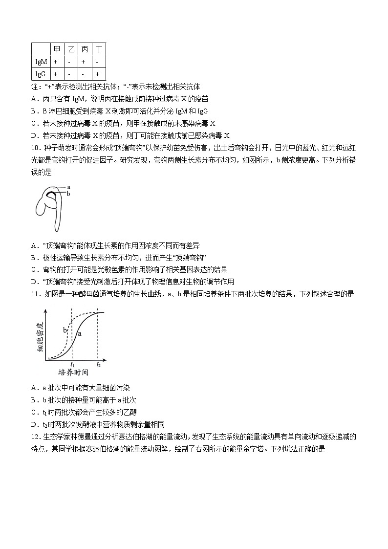 贵州省毕节市2024届高三下学期二模考试（毕节二模）生物03