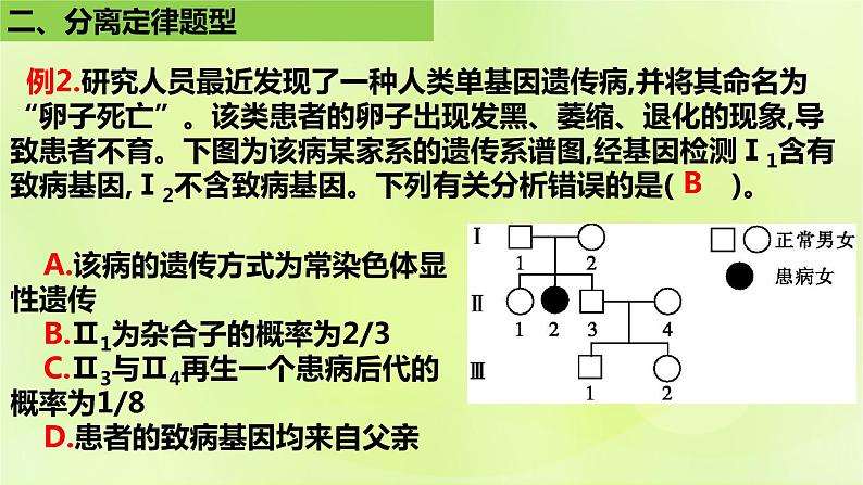 2024春高中生物第1章遗传因子的发现1.1孟德尔的豌豆杂交实验一第4课时课件新人教版必修2第8页