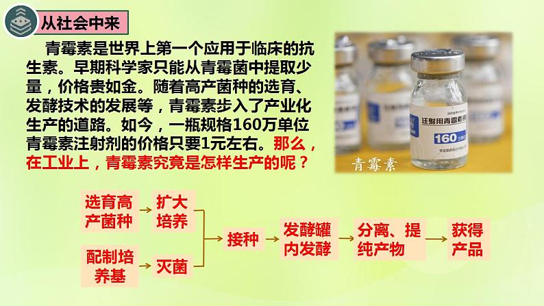 2024春高中生物第1章发酵工程1.3发酵工程及其应用课件新人教版选择性必修3第3页