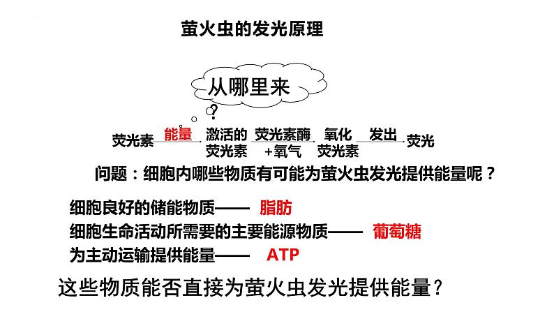 高中生物人教版必修1精品课件5-2细胞的能量“货币”ATP04