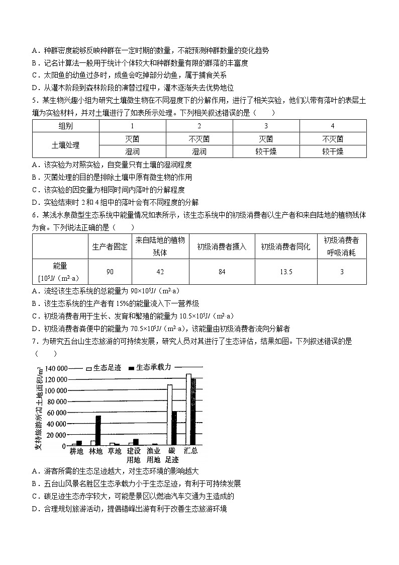 河北省承德市2023-2024学年高二下学期3月阶段性测试联考生物试卷第2页