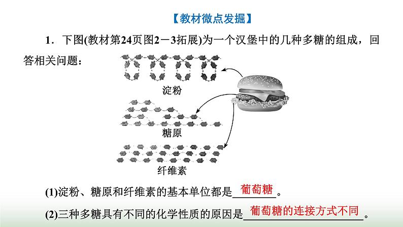 人教版高中生物必修1第2章组成细胞的分子第3节细胞中的糖类和脂质课件第7页