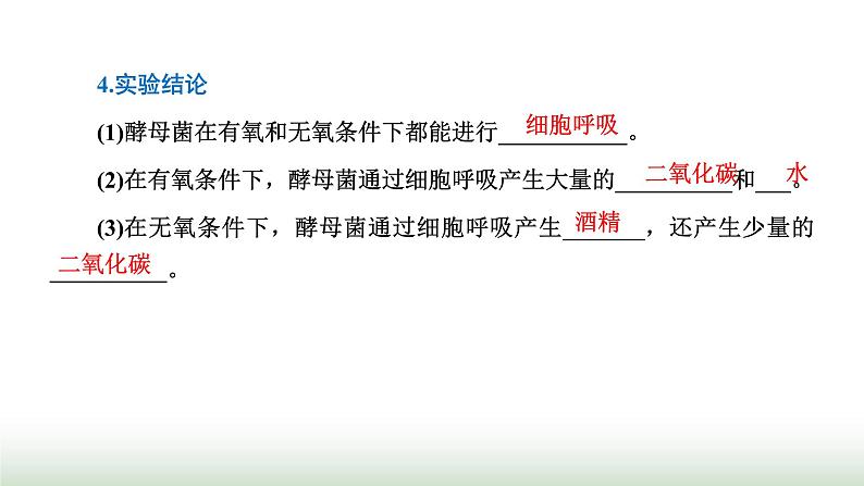 人教版高中生物必修1第5章细胞的能量供应和利用第3节第1课时细胞呼吸的方式与有氧呼吸课件第4页