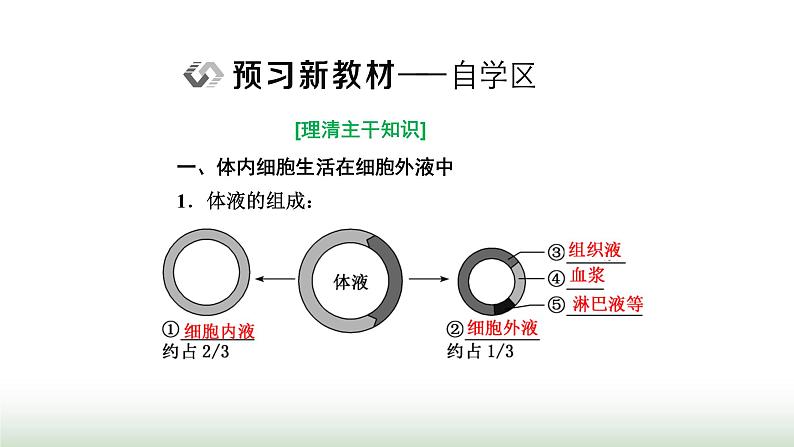 人教版高中生物选择性必修1第1章人体的内环境与稳态第1节细胞生活的环境课件第3页