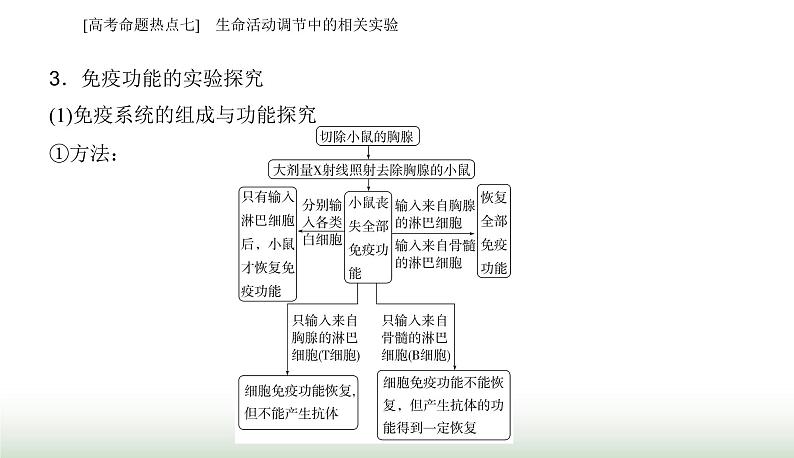 2024届高考生物二轮复习热点专题六个体稳态的维持——调节七生命活动调节中的相关实验课件07