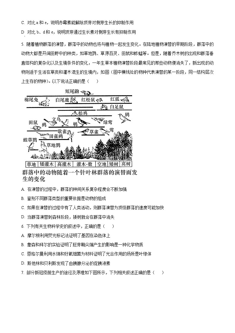福建省泉州市泉港区第二中学2023-2024学年高二下学期3月月考生物试题（原卷版）第2页