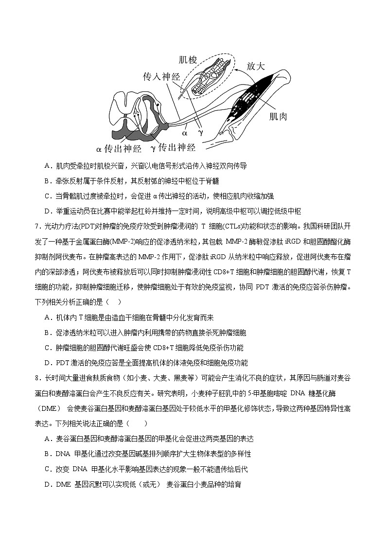 2024年1月“七省联考”考前高三上学期期末生物猜想卷（江西卷）03