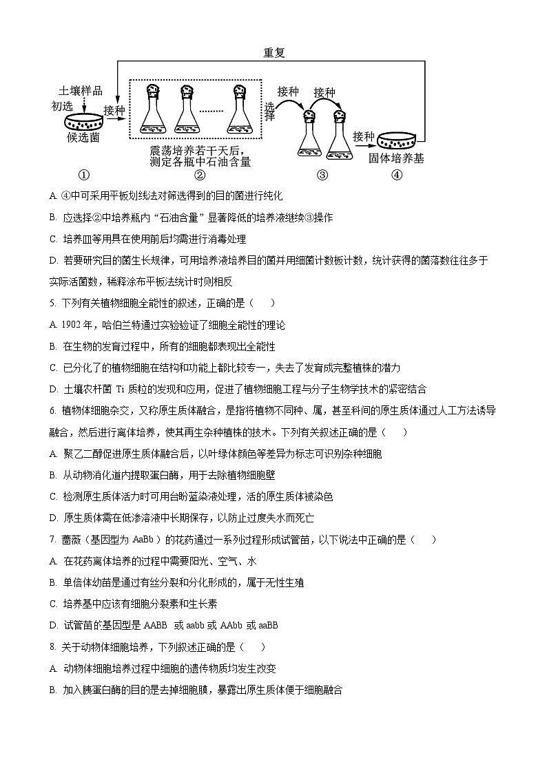 河南省南阳市六校2023-2024学年高二下学期3月第一次联考生物试卷（Word版附解析）02