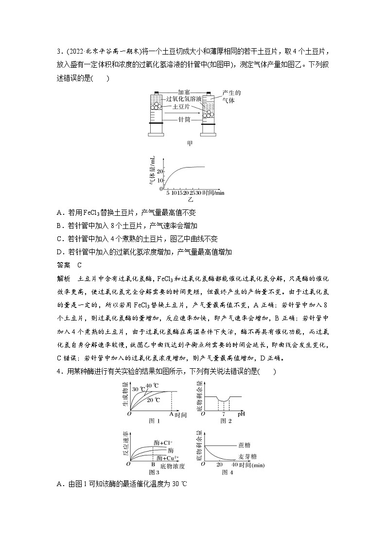 2024年高中生物新教材同步学案 必修第一册 第5章 重点突破练(四)（含解析）第2页