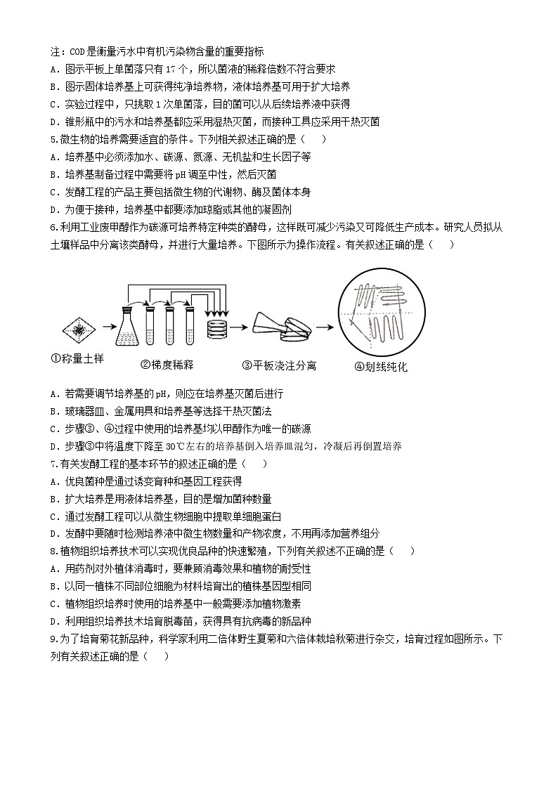 吉林省四平市第一高级中学2023-2024学年高二下学期第一次月考生物试题02