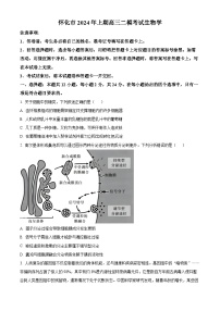 2024届湖南省怀化市高三二模生物试题（原卷版+解析版）