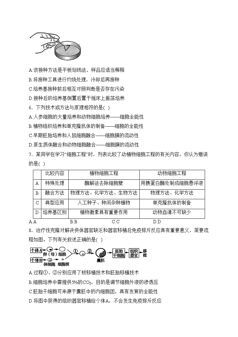 眉山市彭山区第一中学2023-2024学年高二下学期4月月考生物试卷(含答案)第2页