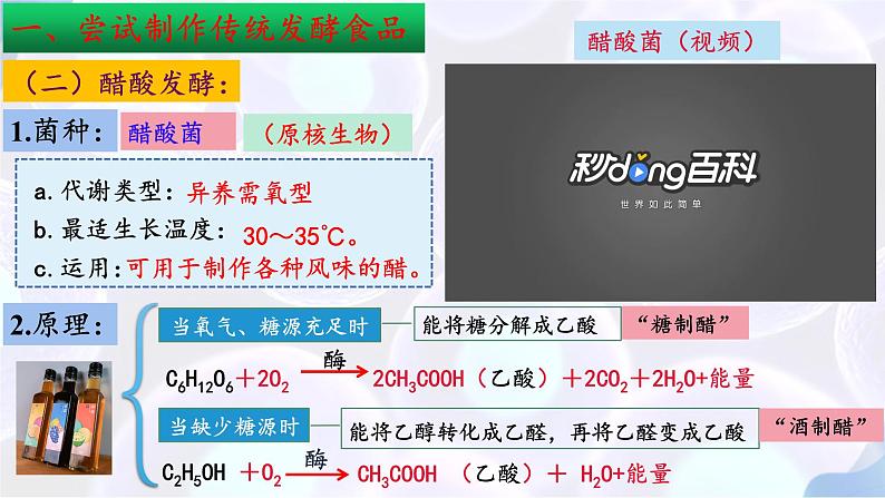 2019人教版高中生物选修三1.1+传统发酵技术的应用（第二课时）PPT课件第5页