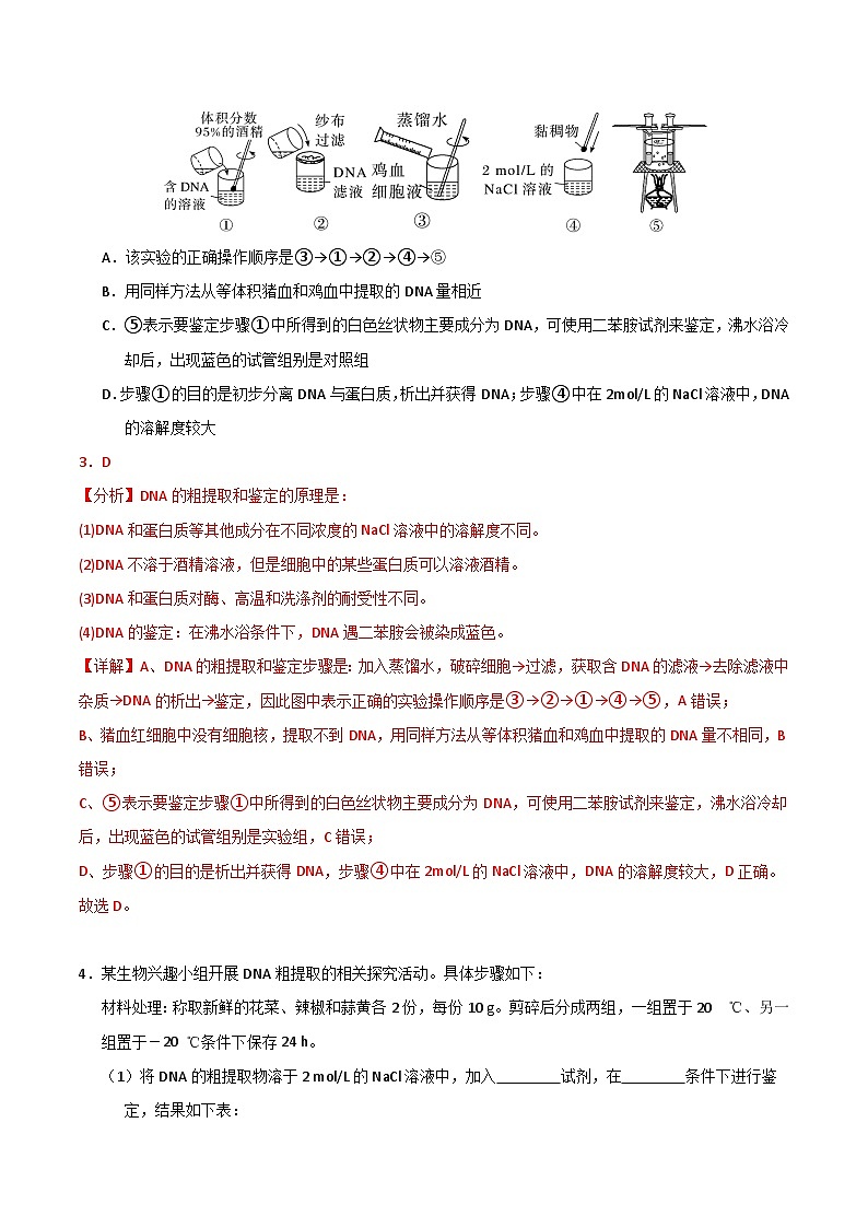 【期中复习】2023-2024学年（人教版2019选择性必修3）高二生物下册之专题训练 第三章 基因工程（解析版） 第3页
