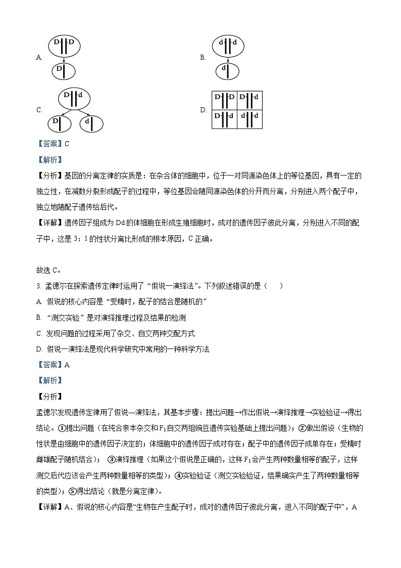 广东省珠海市斗门区第一中学2023-2024学年高三下学期3月生物考试试题（解析版）第2页