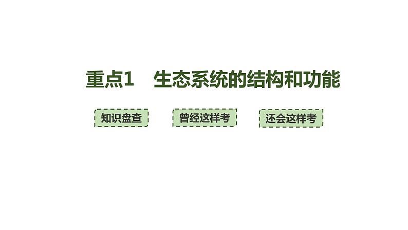 新教材2024届高考生物二轮复习7课时2生态系统是生物群落与非生物环境相互作用的一个整体课件第3页