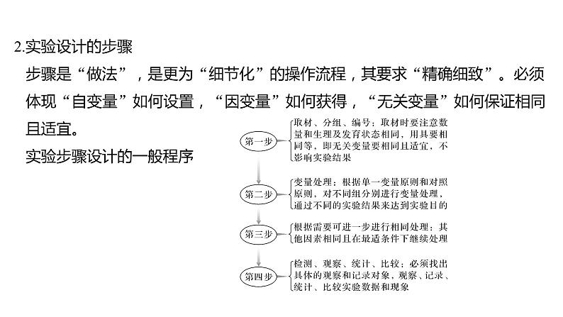 新教材2024届高考生物二轮复习9课时2突破实验设计大题，把握解题规律课件第7页