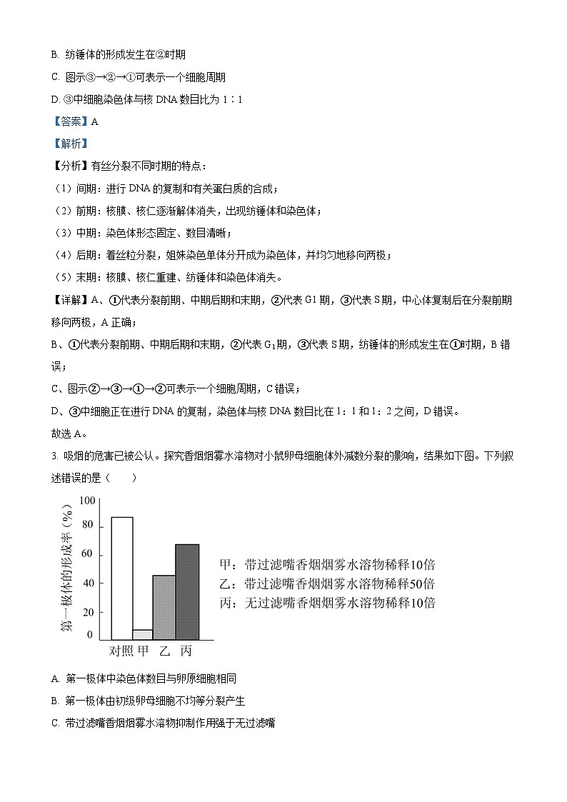 四川省达州市万源中学2023-2024学年高一下学期4月期中生物试题（Word版附解析）02
