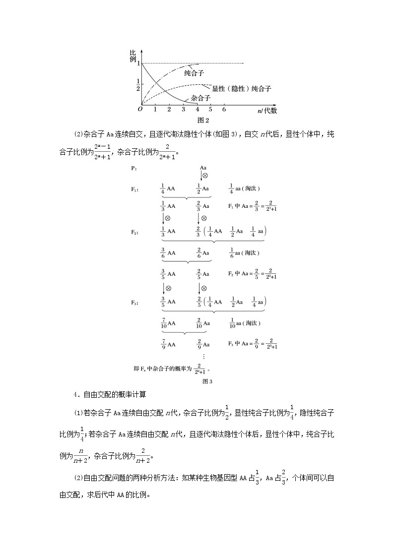 2025版高考生物一轮总复习教案必修2第五单元孟德尔定律和伴性遗传第一讲基因的分离定律考点二基因分离定律的重点题型02