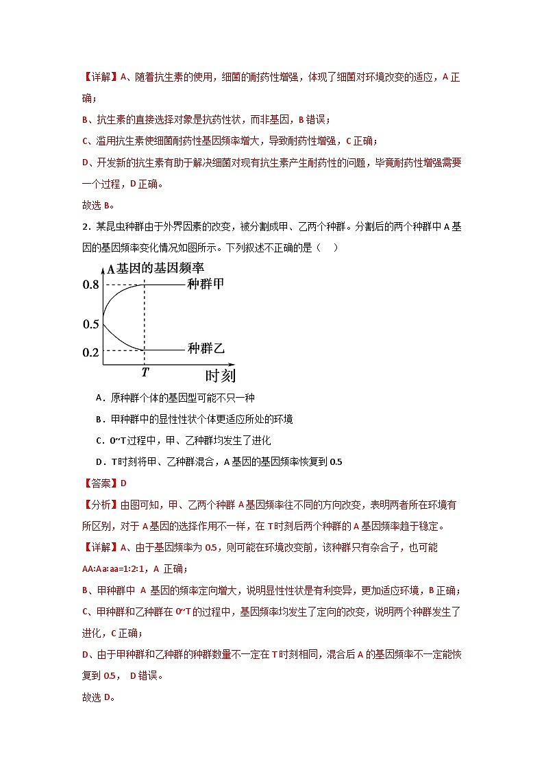 单元检测卷07 变异与进化（解析版）第2页