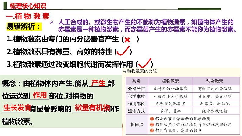 专题七 植物激素、光、重力等的调节-2024年高考生物二轮复习热点专题专项突破课件PPT第5页