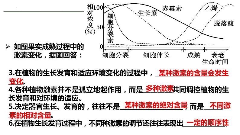 专题七 植物激素、光、重力等的调节-2024年高考生物二轮复习热点专题专项突破课件PPT第8页