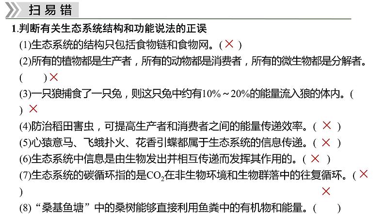 专题九 生态系统与稳定性-2024年高考生物二轮复习热点专题专项突破课件PPT第7页