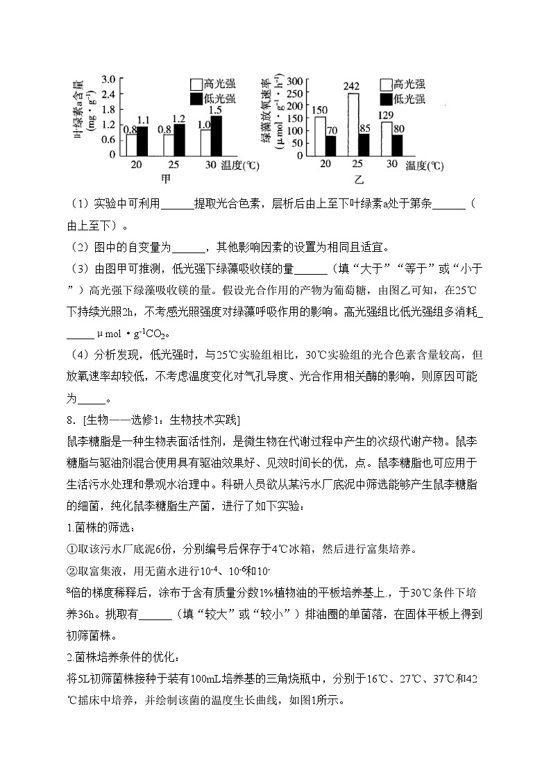 2024届高考生物挑战模拟卷 【全国卷】(含答案)第3页