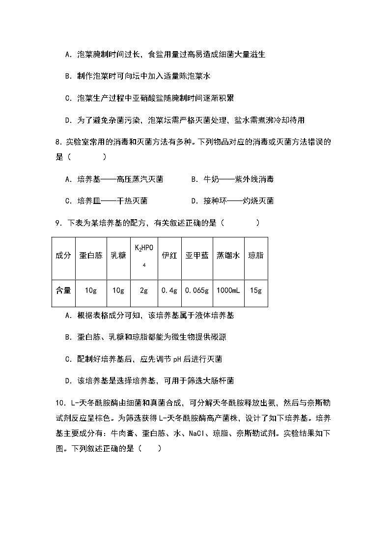 四川省南充市嘉陵第一中学2023-2024学年高二下学期期中考试生物试题（Word版附答案）03