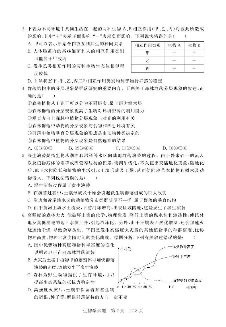 湖北省鄂北六校2023-2024学年高二下学期期中联考生物试卷（PDF版附答案）02