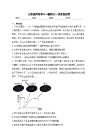 山东省青岛市2024届高三一模生物试卷(含答案)