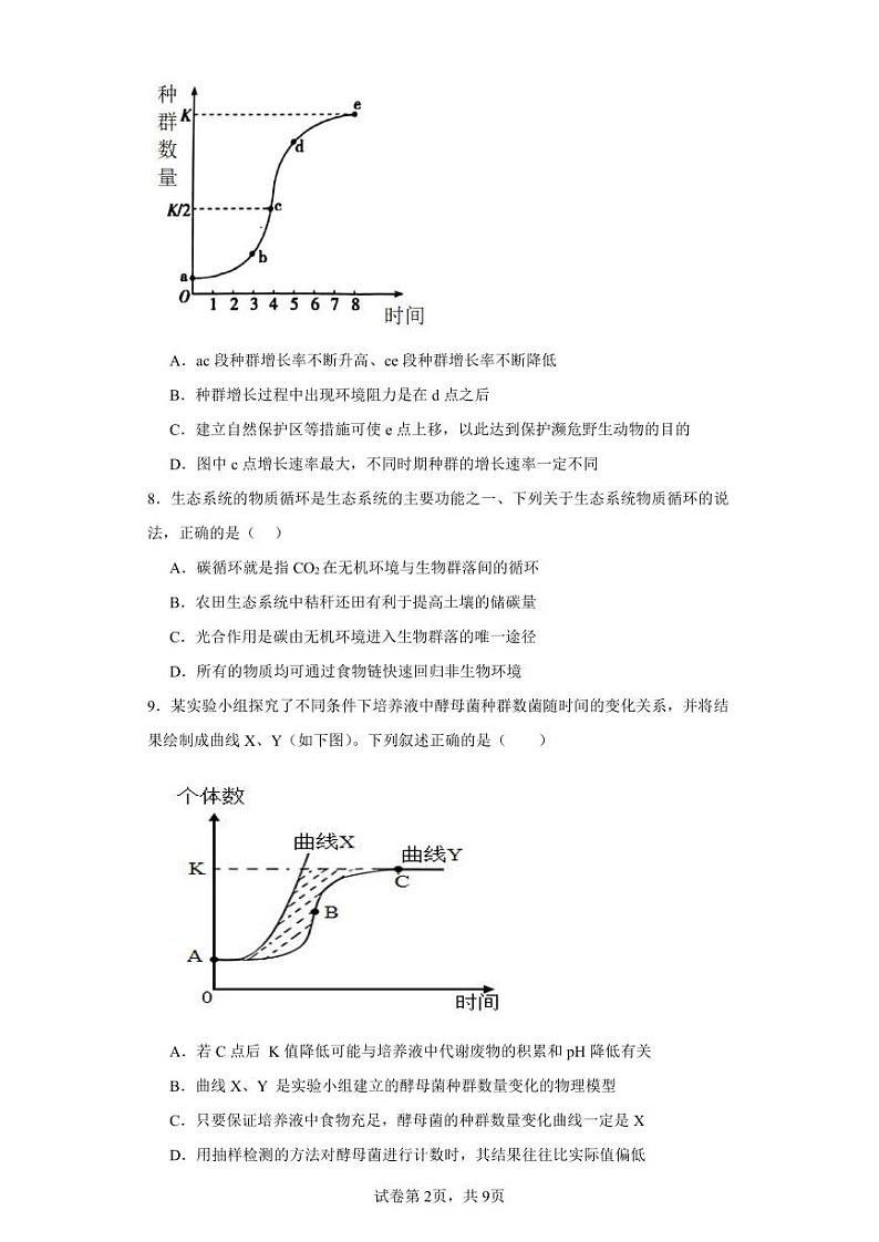 福建省漳州市长运高中2023-2024高二下学期期中考试生物试题第2页
