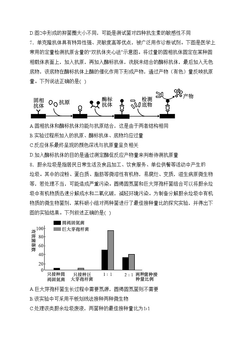 辽宁省大连市滨城高中联盟2023-2024学年高二下学期4月考试生物试卷(含答案)03